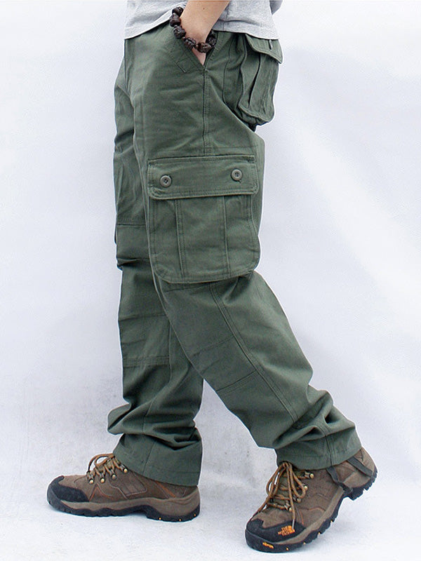 tklpehg Cargo Pants Men Fashion Casual Long Pants Solid Color Cargo Trousers  Work Wear Combat Safety Cargo 6 Pocket Full Pants - Walmart.com